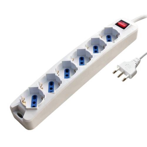 Presa multipla con interruttore - 6...