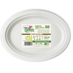 Piatto piano monouso -...