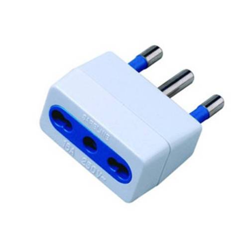 Adattatore semplice con spina 2P+T...