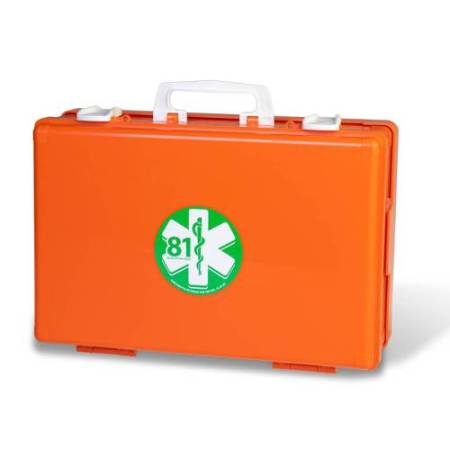 Valigetta di pronto soccorso Medic 1 - 25x19x9 cm - fino a 2 persone - arancio - PVS