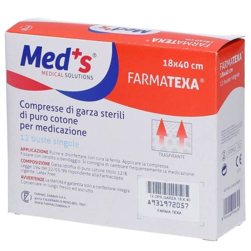 Garza sterile - 18 x 40 cm - MED'S -...
