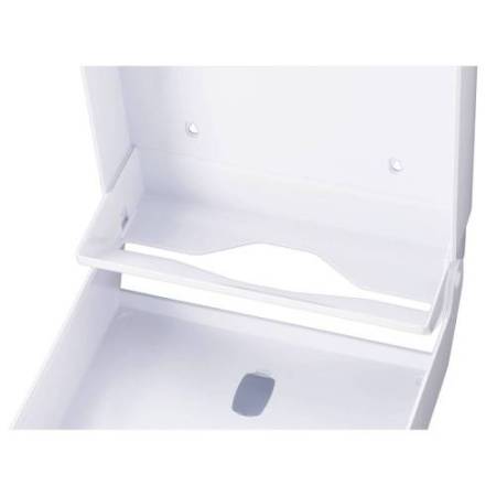 Distributore asciugamani piegati C/Z/M/V Basica - 27,8 x 12,8 x 38 cm - bianco/grigio - Medial