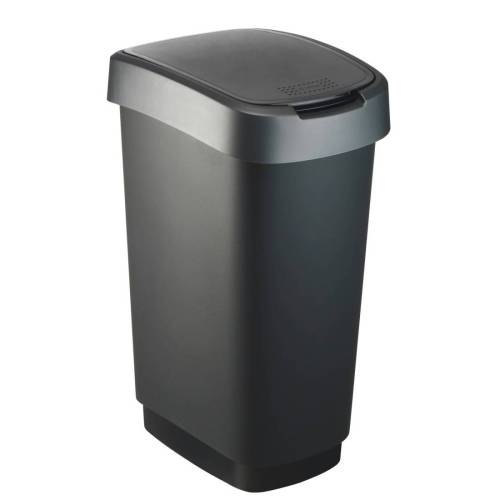 Pattumiera con coperchio basculante -...