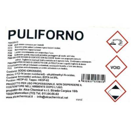 Sgrassante Puliforno - Alca - flacone da 1 L