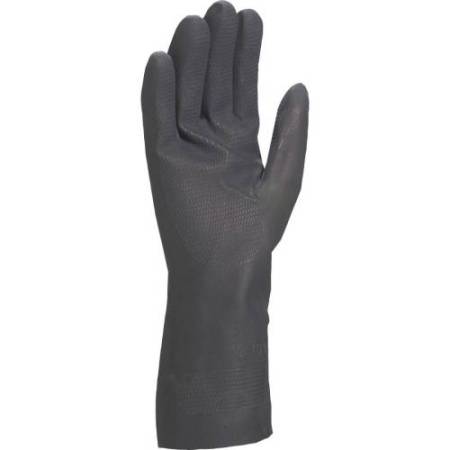 Guanti per protezione chimica VE509 - neoprene floccato cotone - taglia 08/09 - nero - Deltaplus