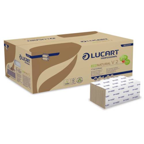 Asciugamani piegati a V EcoNatural -...