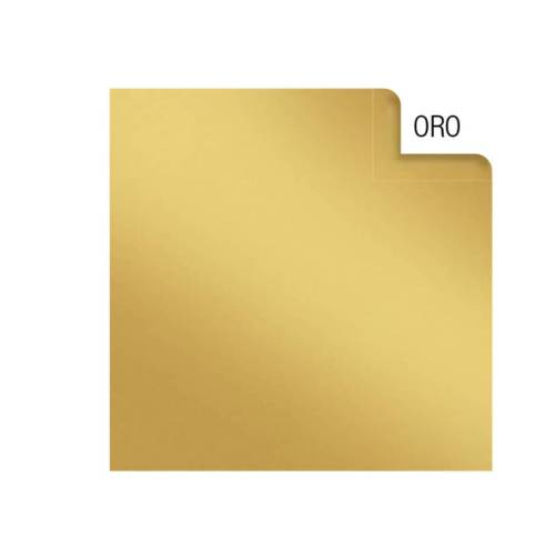 Carta velina - 50 x 70 cm - 24 gr - oro - Rex Sadoch - busta 25 fogli