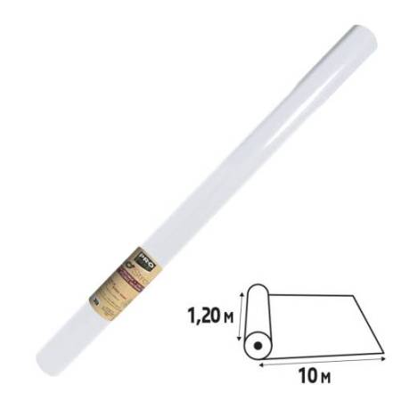 Tovaglia idrorepellente - in rotolo - 1,2 x 10 m - spunbond - bianco - Pro Nappe