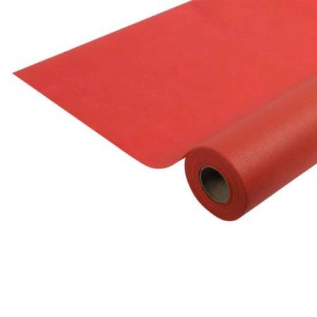 Tovaglia idrorepellente - in rotolo - 1,2 x 25 m - spunbond - rosso - Pro Nappe