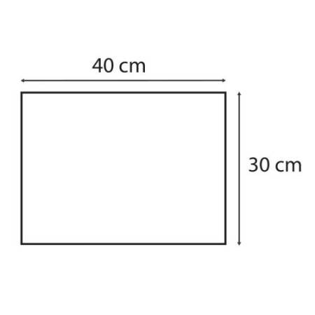 Tovaglietta idrorepellente - 30 x 40 cm - spunbond - nero - Pro Nappe - conf. 100 pezzi