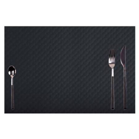 Tovaglietta monouso Tiss Lack - 30 x 40 cm - carta - nero - Pro Nappe - conf. 500 pezzi