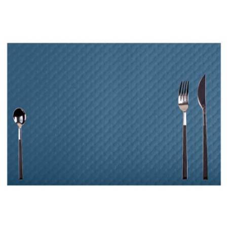 Tovaglietta monouso Tiss Lack - 30 x 40 cm - carta - blu pacifico - Pro Nappe - conf. 500 pezzi