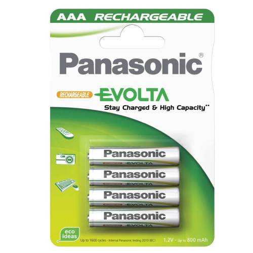 Pile Ministilo Infinium ricaricabili AAA - 1,2V - Panasonic - blister 4 pezzi