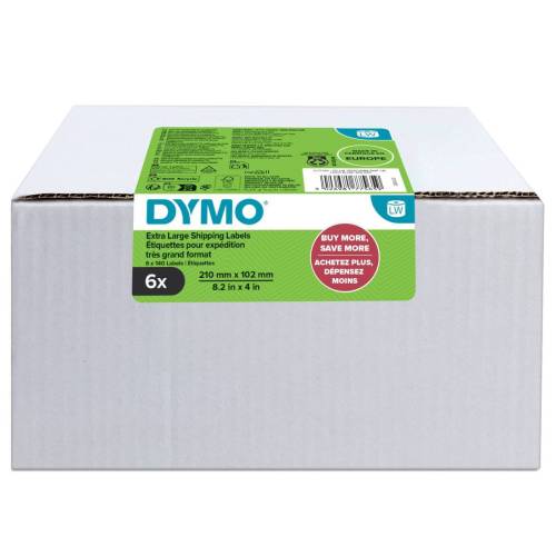 Etichette LW DHL solo per LW5XL - 102mmx210mm - 6 Rotoli - DYMO