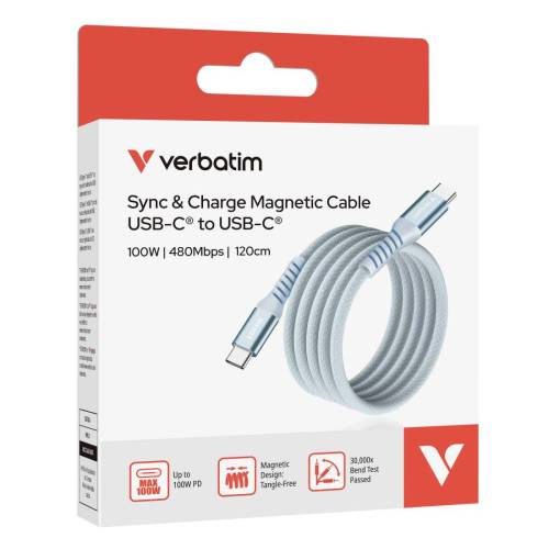 Verbatim - USB-C to USB-C 100W  - Blu - 31856 - 120cm