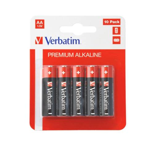 Verbatim - Blister 10 Pile alkaline Stilo AA - 49875