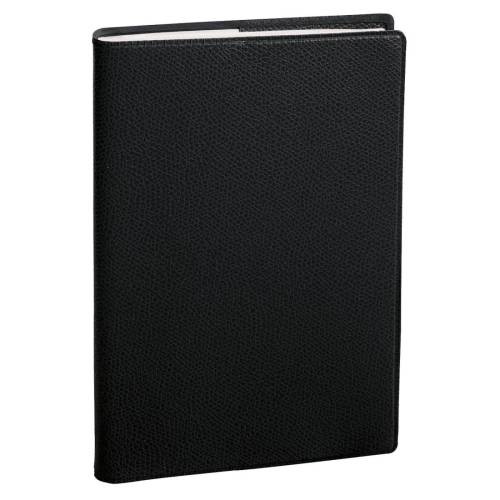 Agenda settimanale Trinote 2024 - copertina Impala - 18 x 24 cm - nero - Quo Vadis