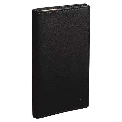 Agenda settimanale Planital 2023 - c/spirale - copertina Soho - 8,8 x 17 cm - nero - Quo Vadis