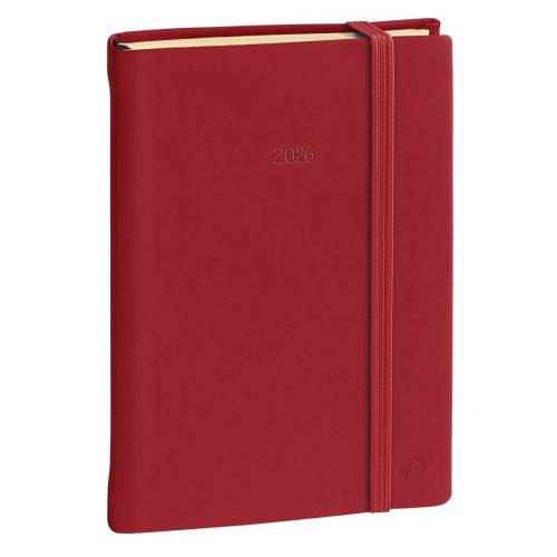 Agenda settimanale Ministro Prestige 2024 - 16 x 24 cm - silk bordeaux - Quo Vadis