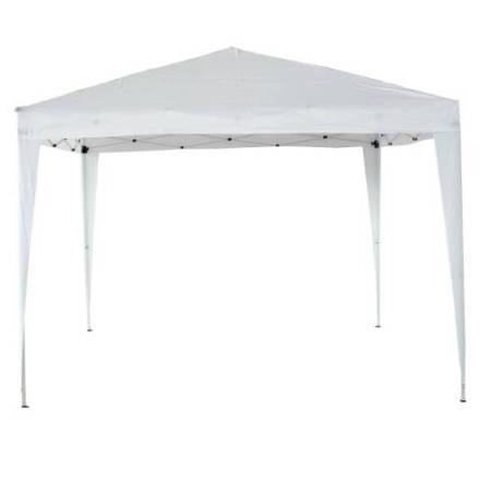 Gazebo PopUp - 3 x 3 m - acciaio/PL - bianco - Garden Friend